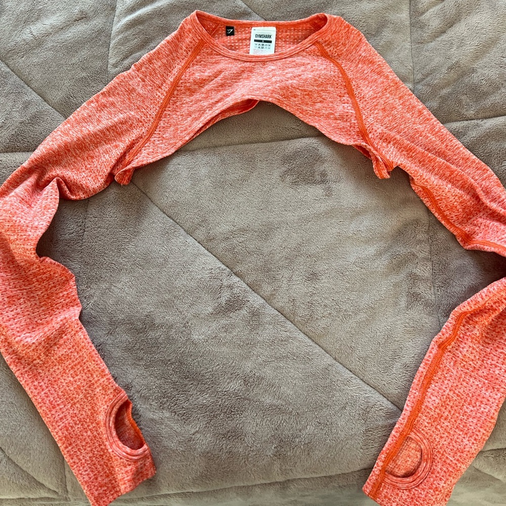 Orange/Coral Gymshark arm cover